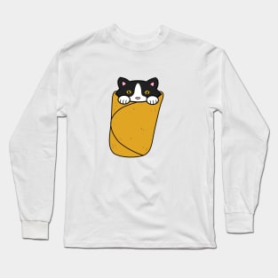 Purrito, cat burrito Long Sleeve T-Shirt